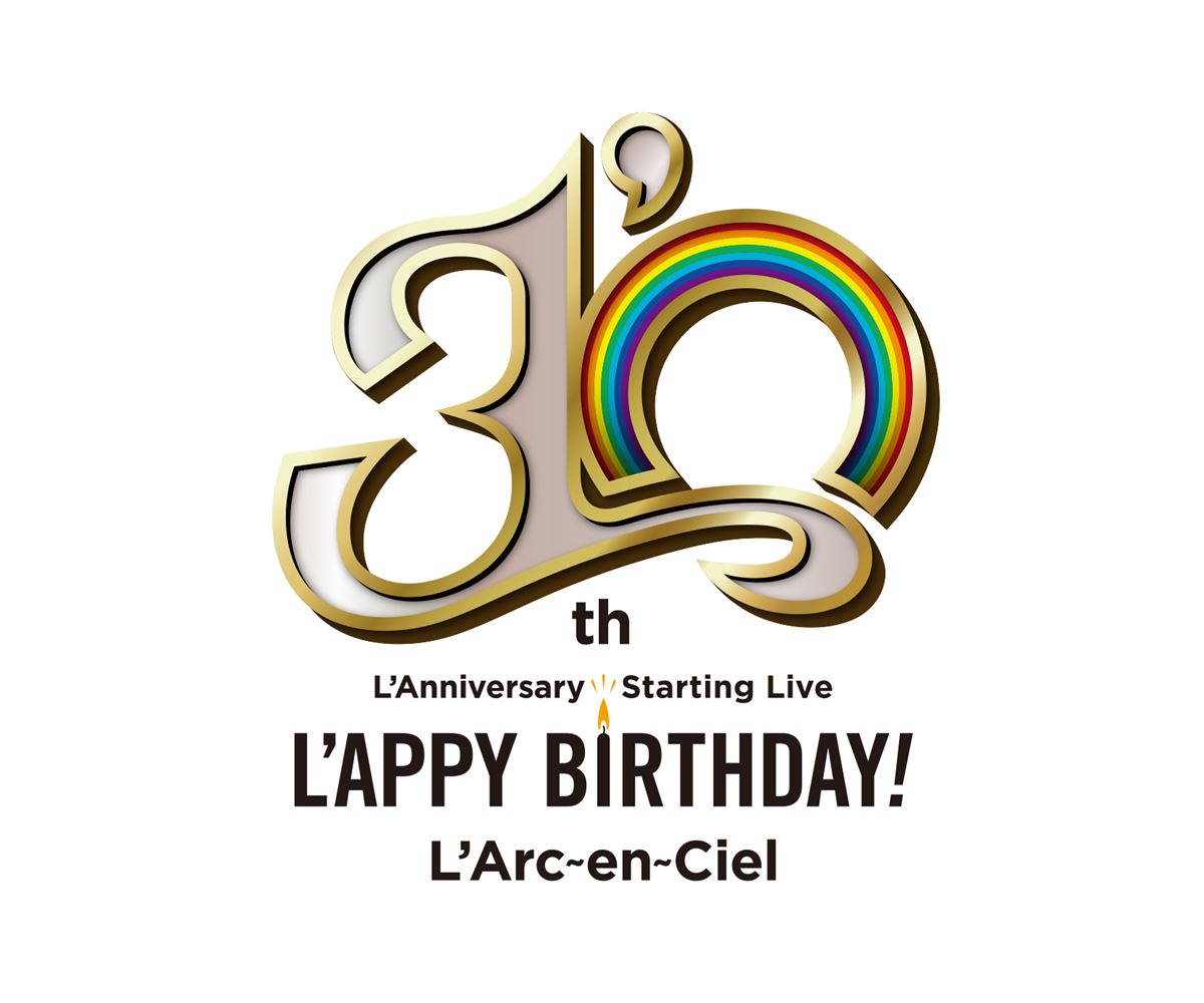 L’Arc〜en〜Ciel『30th L’AnniversaryStarting Live“L’APPY BIRTHDAY!”』ロゴ画像