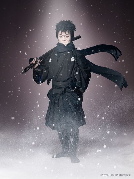 刀剣乱舞 　とうらぶ　東鑑雪魔縁　舞競花刀剣男士　膝丸　尾上右近　直筆サイン 歌舞伎『刀剣乱舞 東鑑雪魔縁』刀剣男士八振りが揃ったキー