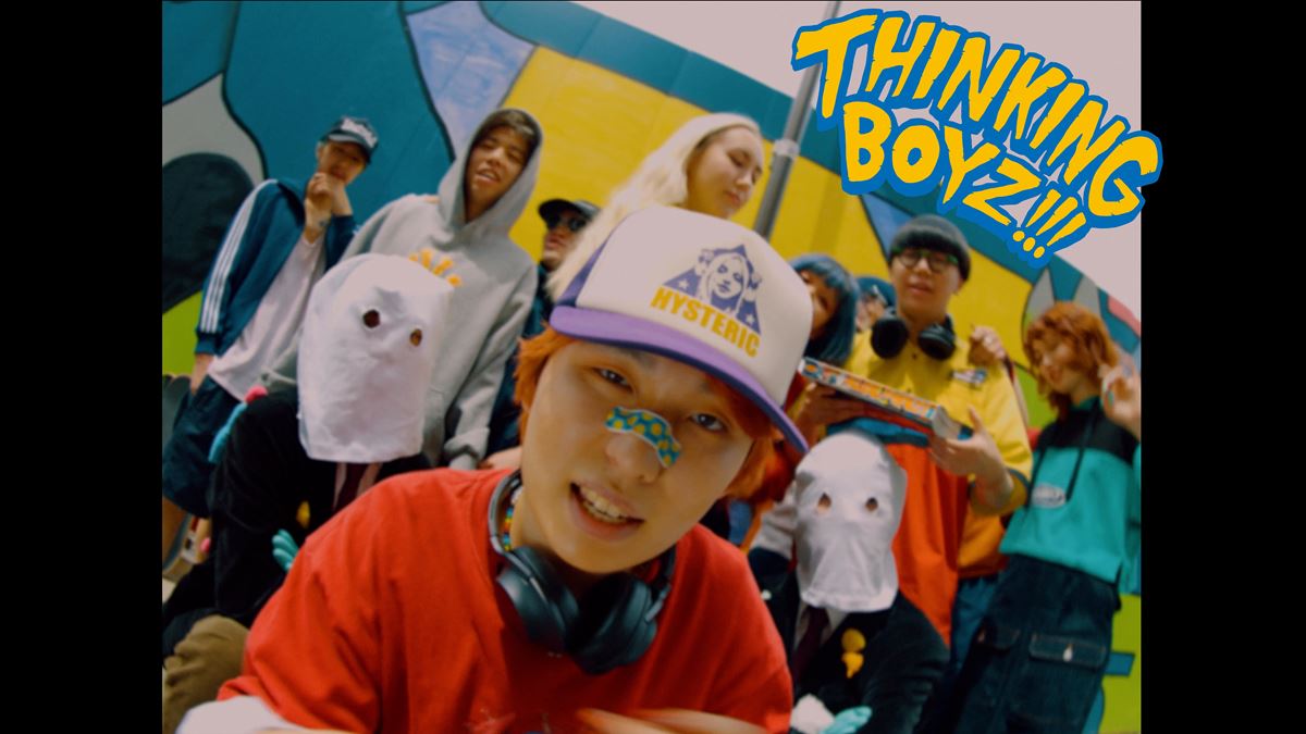 Mega Shinnosuke「Thinking Boyz!!!」MVサムネイル画像