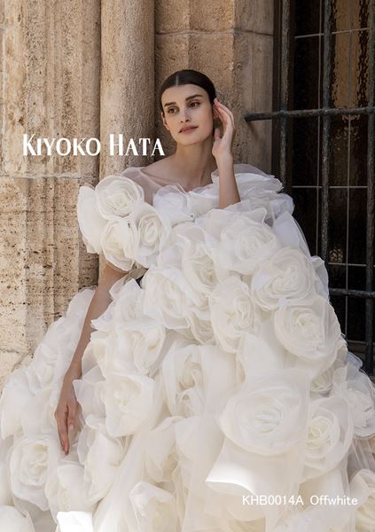 2025新作】「KIYOKO HATA」の最新ウェディングドレス大人可愛い花嫁に