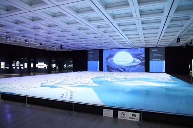 《1/1000 巨大東京都市模型》 制作：株式会社ニシムラ精密地形模型、マーブリング・ファインアーツ