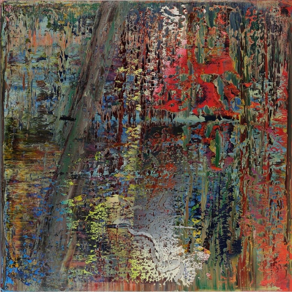 ゲルハルト・リヒター《抽象絵画（649-2）》 1987年　油彩／カンヴァス　200.7 × 200.8 cm　(C) Gerhard Richter 2021（20102021）
