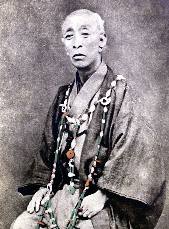 「松浦武四郎肖像写真」 明治15年（1882） 撮影 松浦武四郎記念館蔵 