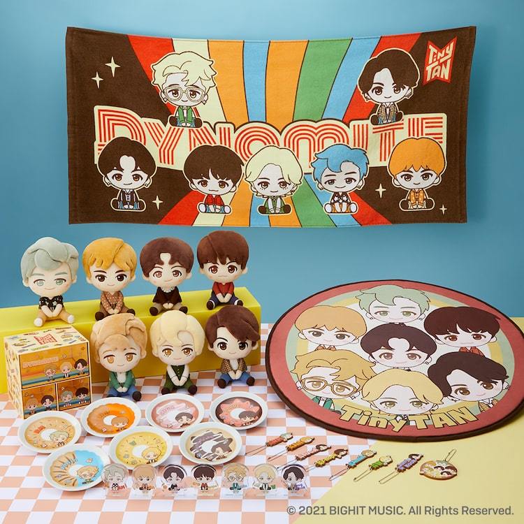 21点 TinyTAN 1番くじセット BTSのキャラクター・TinyTANがバンダイ