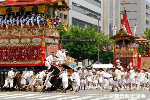 ＜前祭＞鶏鉾・月鉾