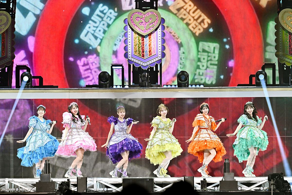 「さいたまスーパーアリーナ25周年 FRUITS ZIPPER 3rd ANNIVERSARY 超超超めでたいライブ -さん-」 （Photo：ヨシモリユウナ）