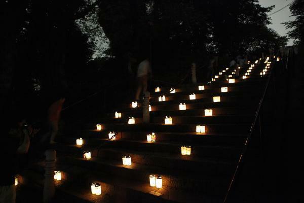 池上 本門寺 キャンドル