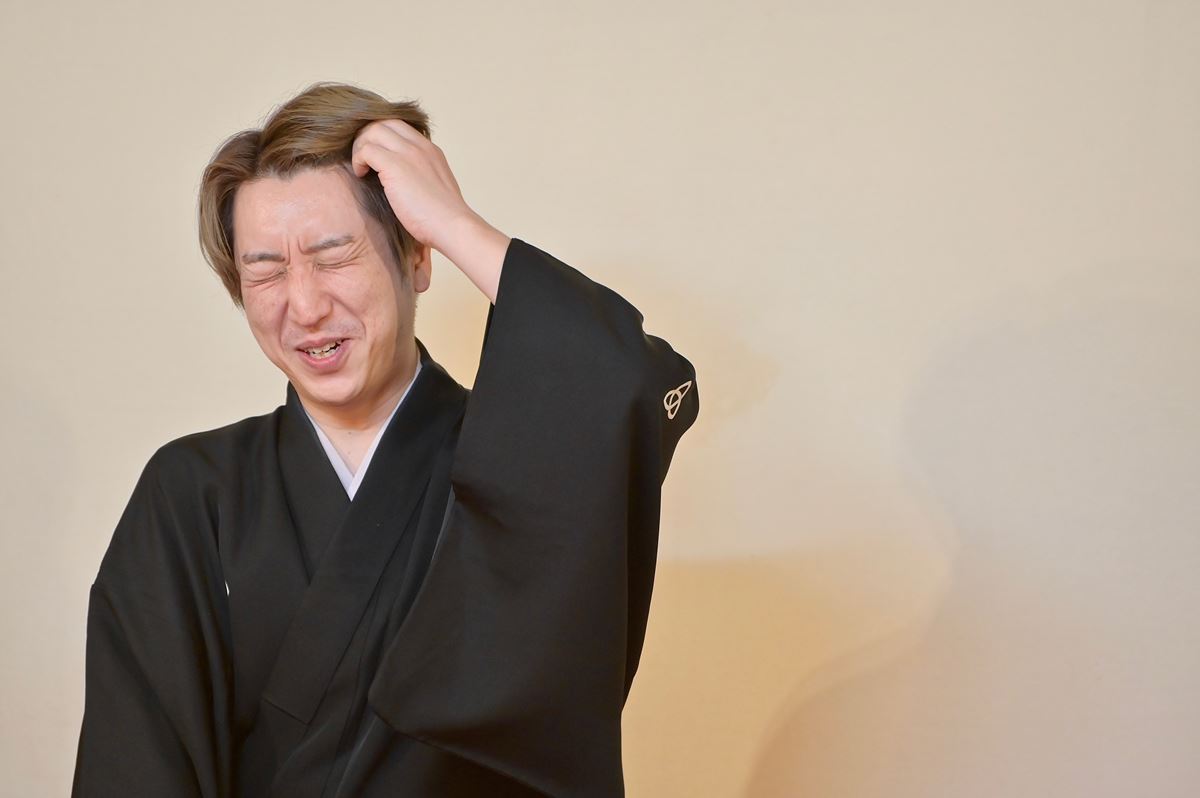 桂三実 撮影：橘蓮二