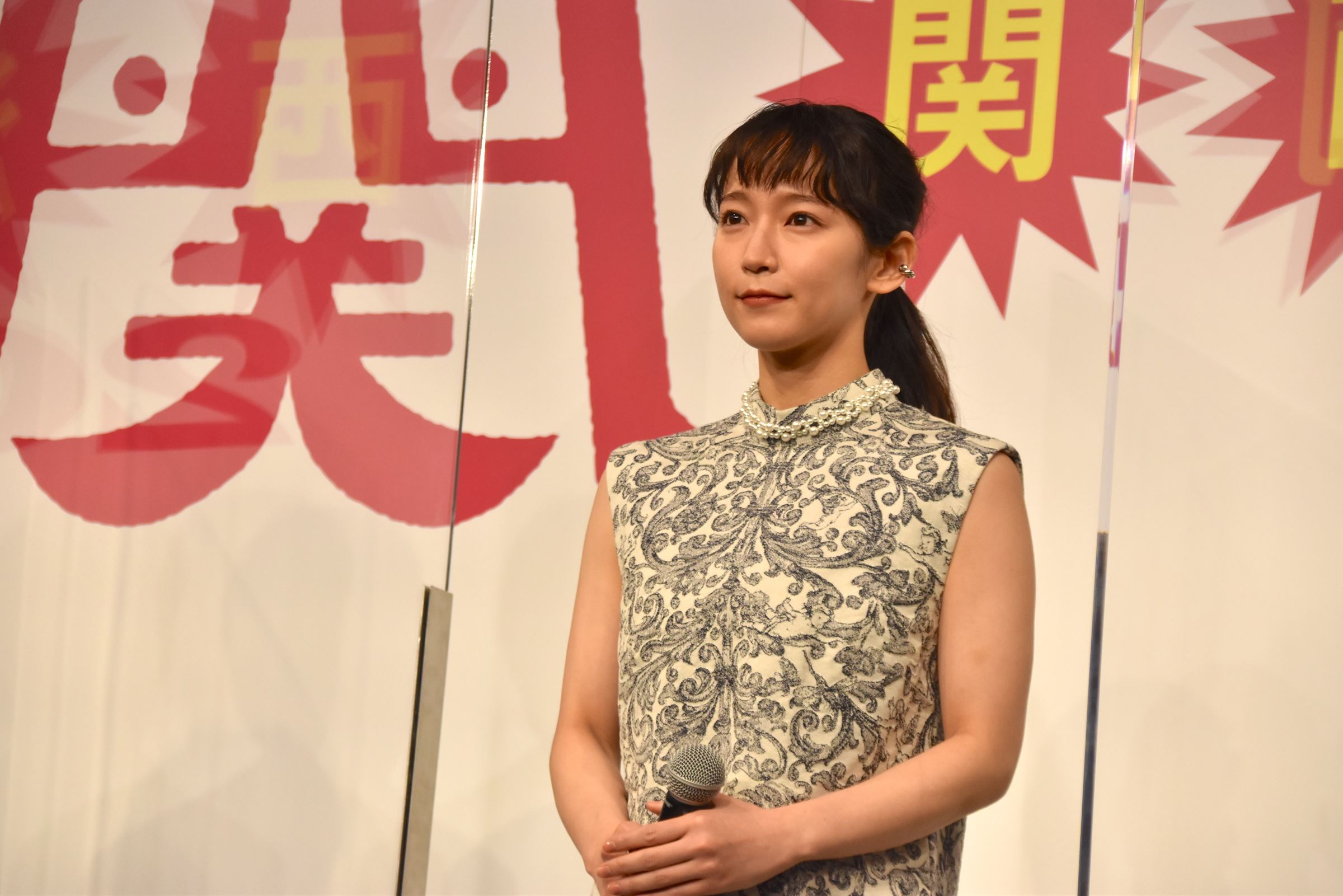 『関西演劇祭2021』実行委員長発表記者会見より　吉岡里帆 撮影：五月女菜穂