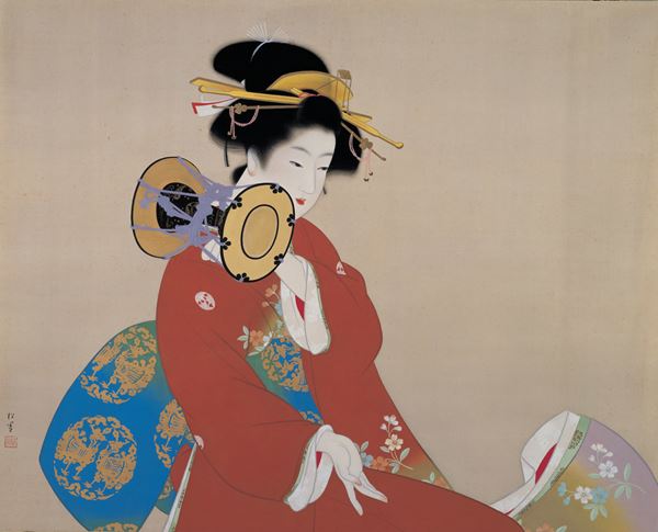巨匠　上村　松園　美人画 thumbnail