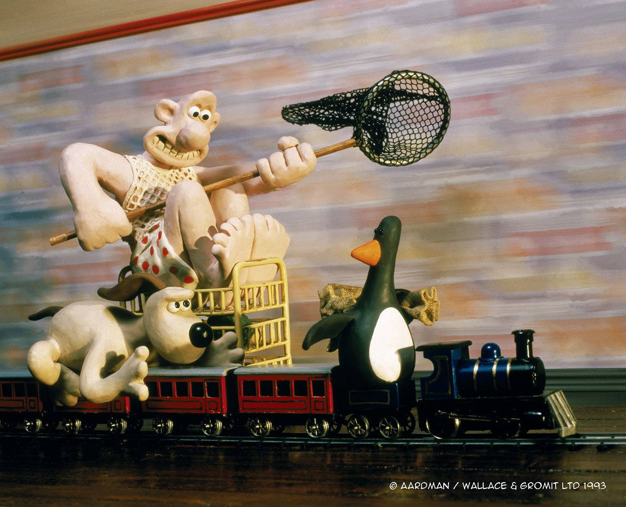 『ウォレスとグルミット／ペンギンに気をつけろ！』(C)Aardman / Wallace & Gromit Ltd 1993