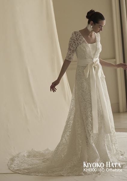 定価38万‼️7号KIYOKO HATA キヨコハタ大人可愛いWドレス 2025新作】「KIYOKO HATA」の最新ウェディングドレス大人可愛い花嫁に