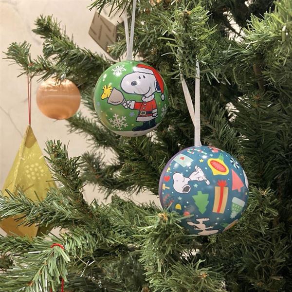 スヌーピー】お部屋が華やぐ両面デザイン「Xmasオーナメント12個セット