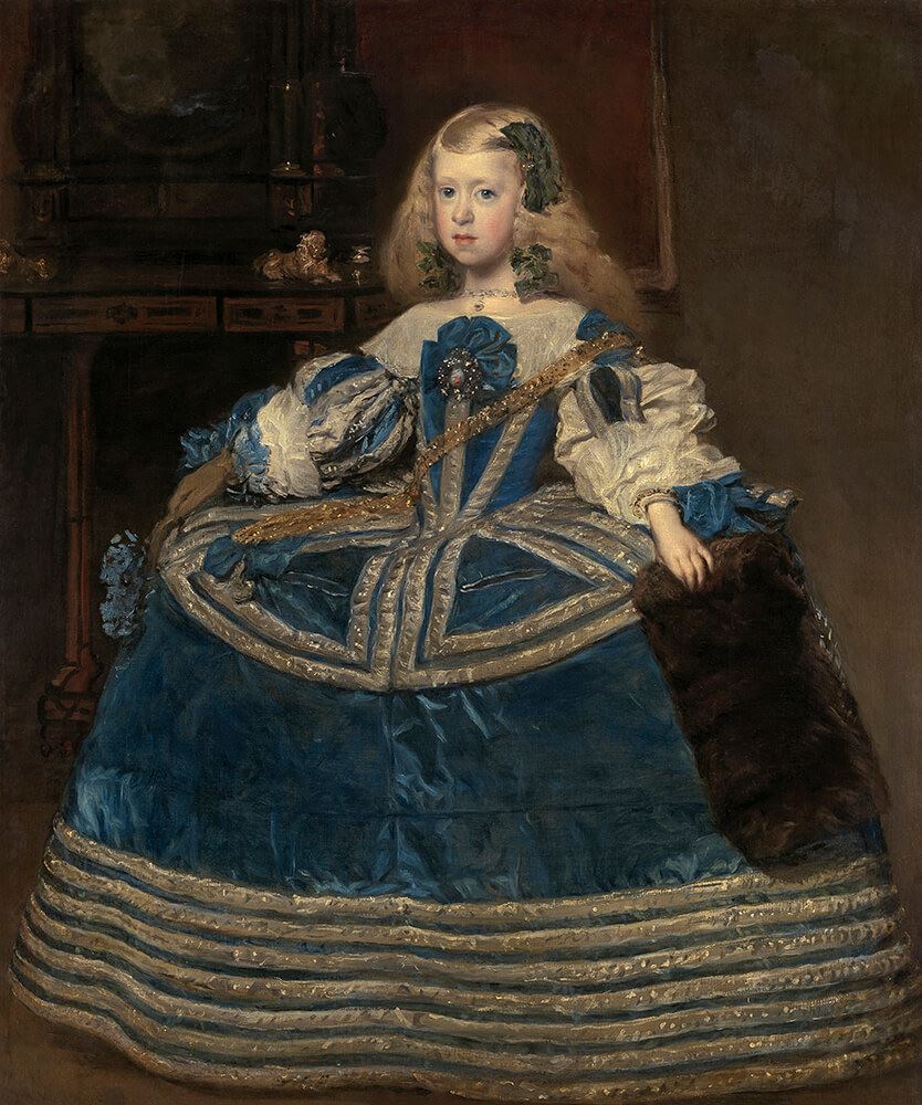 ディエゴ・ベラスケス《青いドレスの王女マルガリータ・テレサ》 1659年　油彩／カンヴァス　ウィーン美術史美術館　Kunsthistorisches Museum Wien