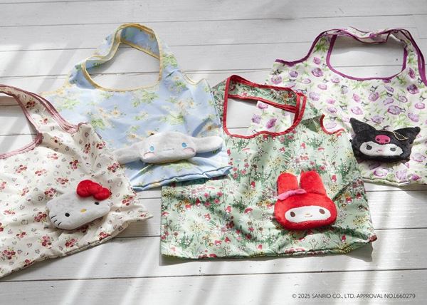 ローラアシュレイ　マイメロ マイメロディ タオルハンカチ（ハンカチ・ハンドタオル