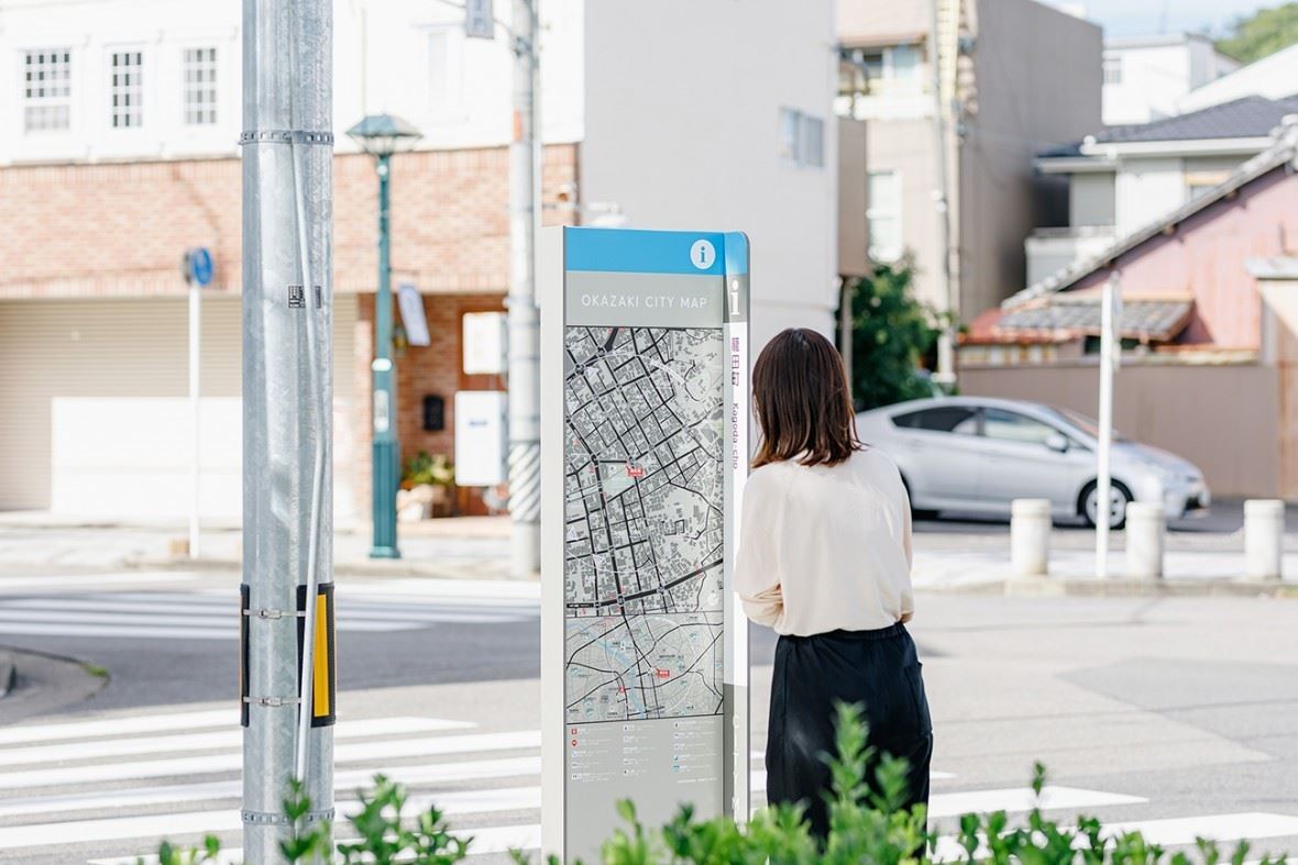 岡崎市 OKAZAKI CITY MAP（2018） サイン計画 Photo: YUYA YOSHIKAWA