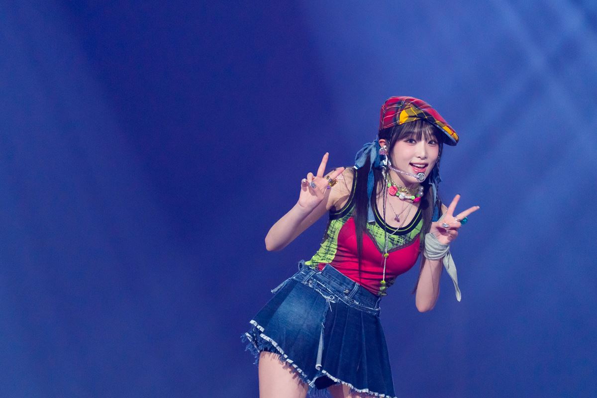 『KCON JAPAN 2023』DAY1より YENA　撮影：伊藤由圭 「KCON JAPAN 2023 」(C)CJ ENM Co., Ltd, All Rights Reserved