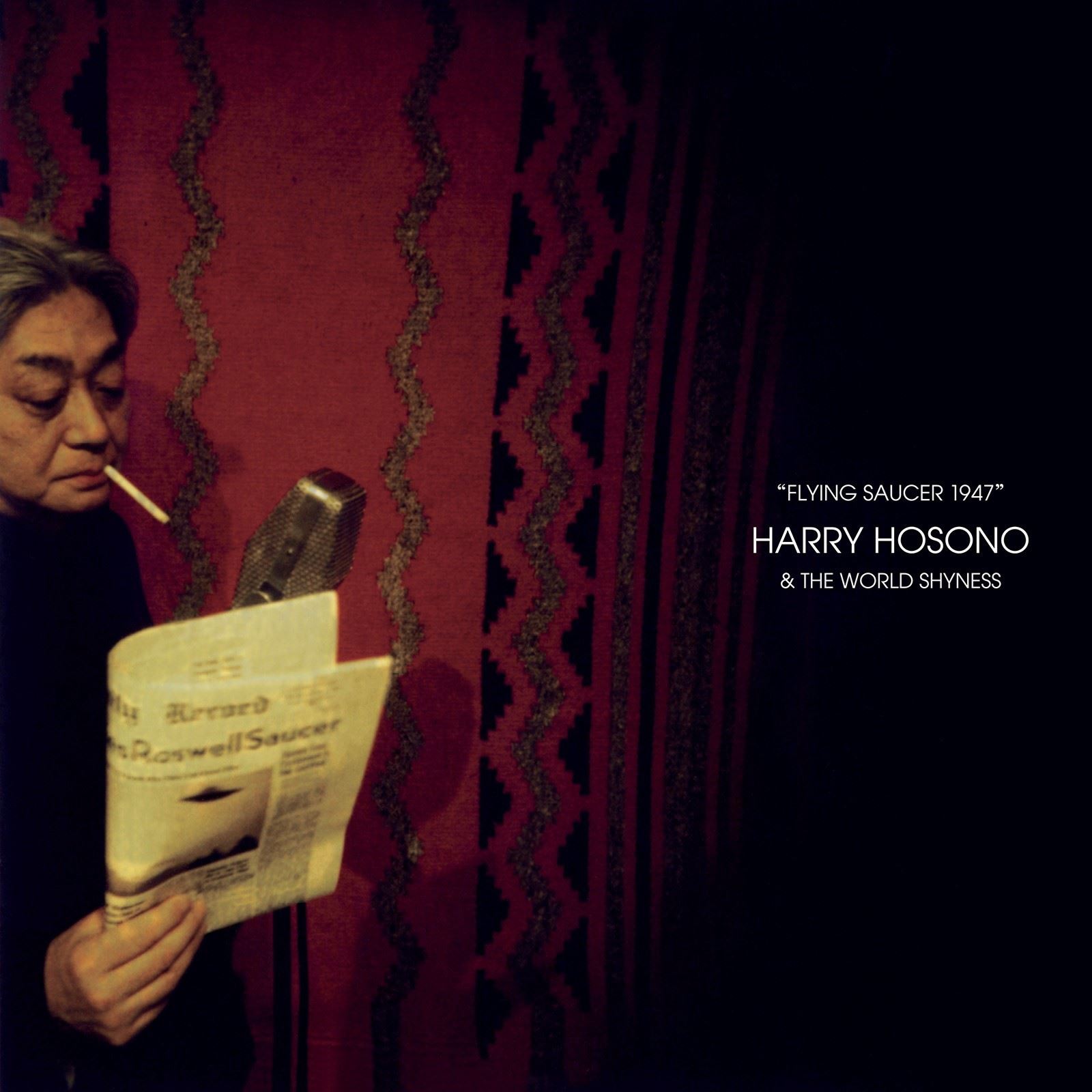 HARRY HOSONO & THE WORLD SHYNESS『FLYING SAUCER 1947』ジャケット
