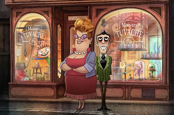 (C)2012 Diabolo Films, La Petite Reine, ARP, France 3 Cinema, PCF Magasin des Suicides le film Inc., Entre Chien et Loup, RTBF