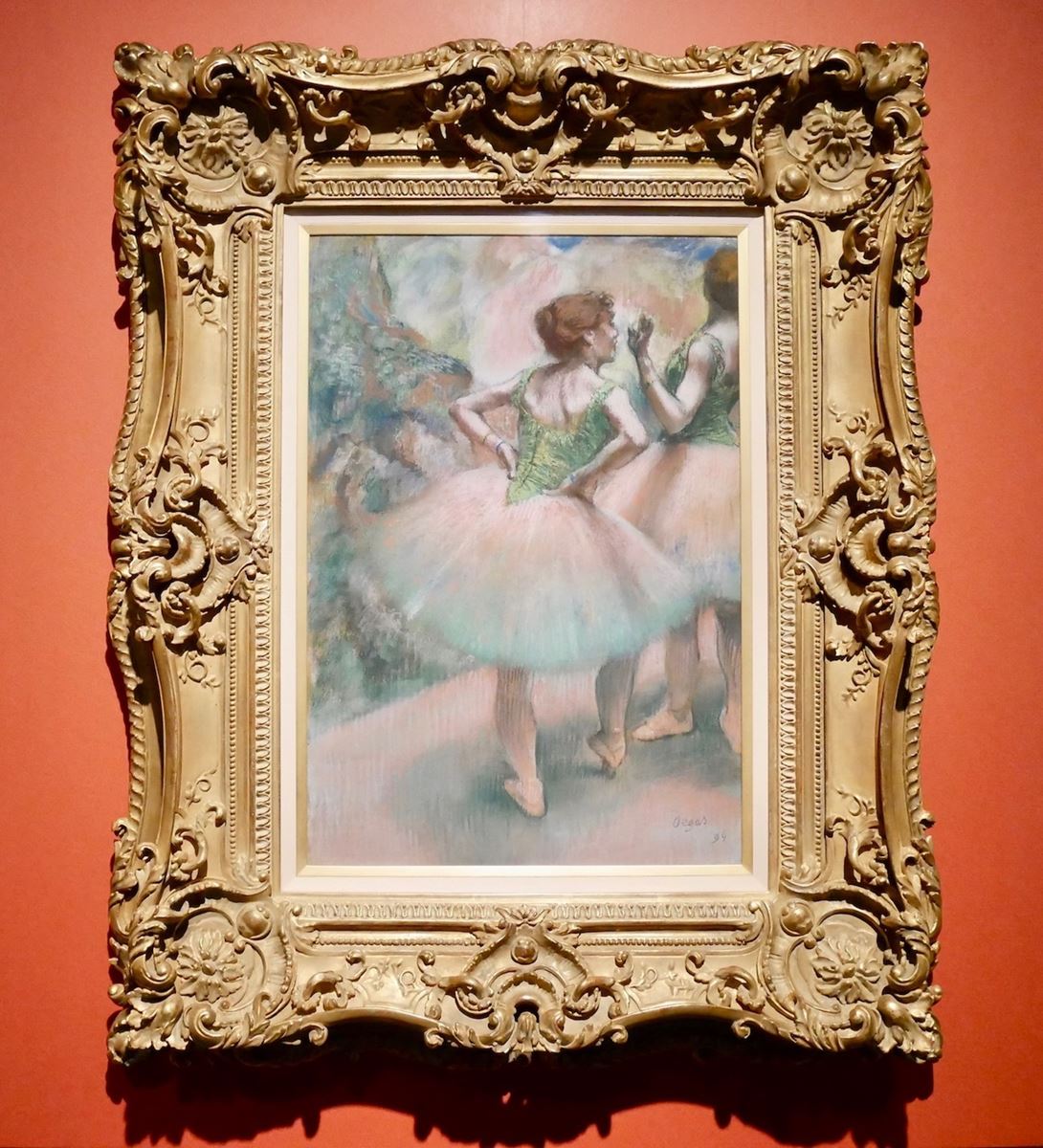 エドガー・ドガ《踊り子たち（ピンクと緑）》　1894年　吉野石膏コレクション