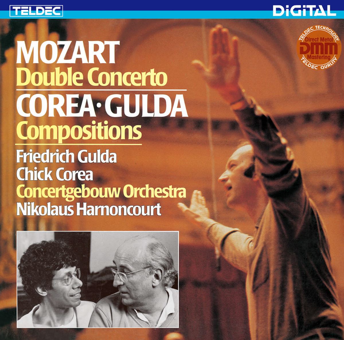 『モーツァルト:2台のピアノのための協奏曲』 ニコラウス・アーノンクール、フリードリヒ・グルダ、チック・コリア