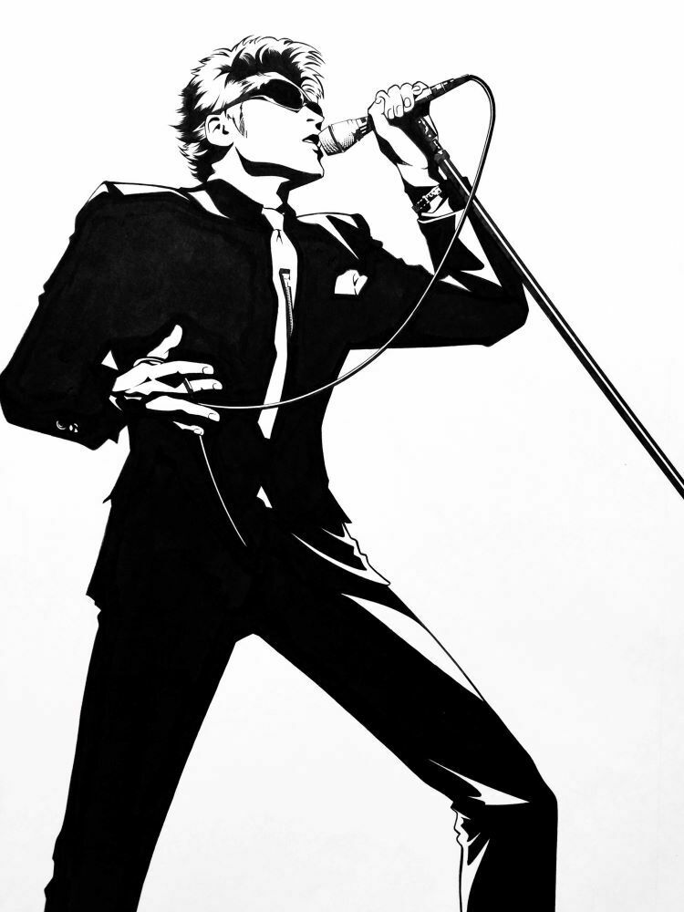 画業 40 周年記念 上條淳士展 LIVE』弥生美術館で 『To-y』など