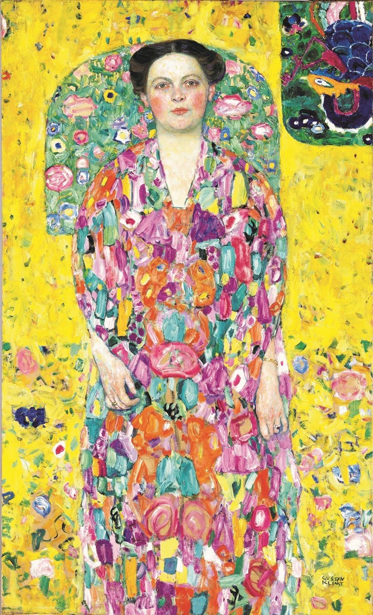 グスタフ・クリムト 《オイゲニア・プリマフェージの肖像》1913/1914 年 油彩、カンヴァス 140×85cm 豊田市美術館