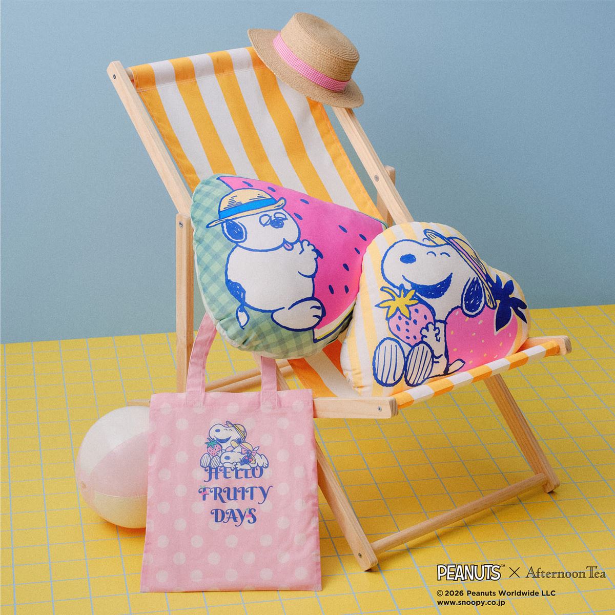 スヌーピー】Afternoon Teaと夏コラボ！ ロゴバッグや保冷バッグなど