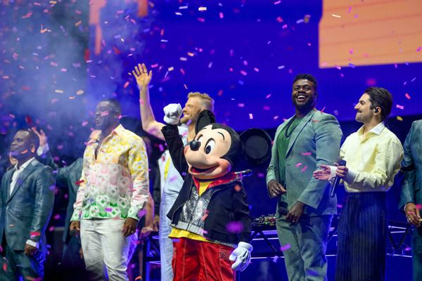 レア！ディズニーランドパーク　45周年　ポスター Disney - アメリカ ディズニーランド・パーク 45周年 マップの