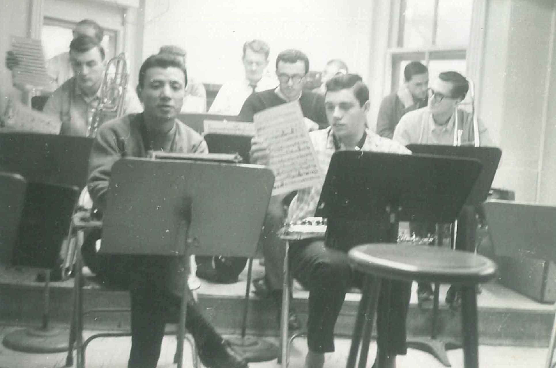 1963年バークリー音楽院（現バークリー音楽大学）での授業風景