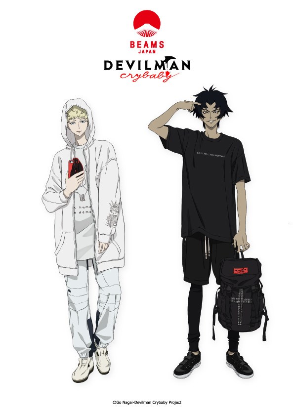 DEVILMAN×BEAMSのポップアップストア登場、明と了の新ビジュアルも公開