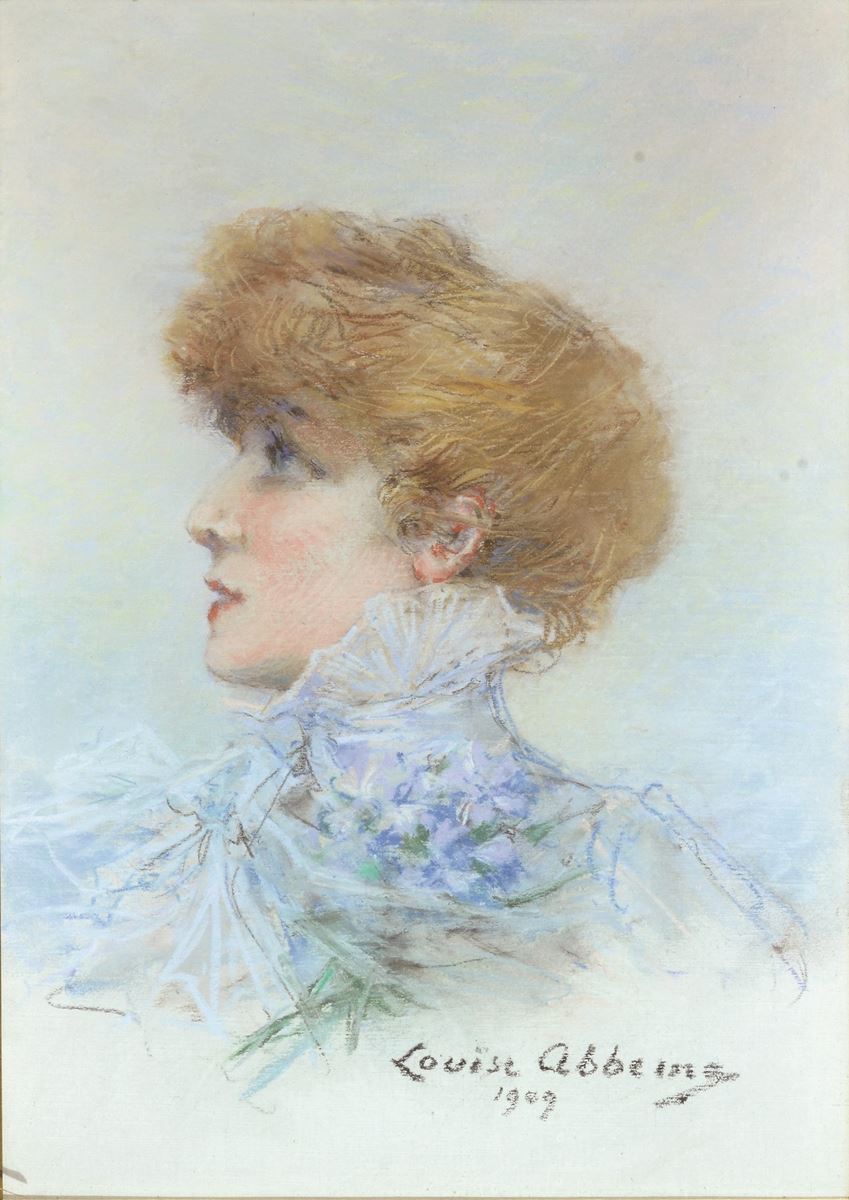 ルイーズ・アベマ《サラ・ベルナール》1909年　エタンプ市美術館蔵