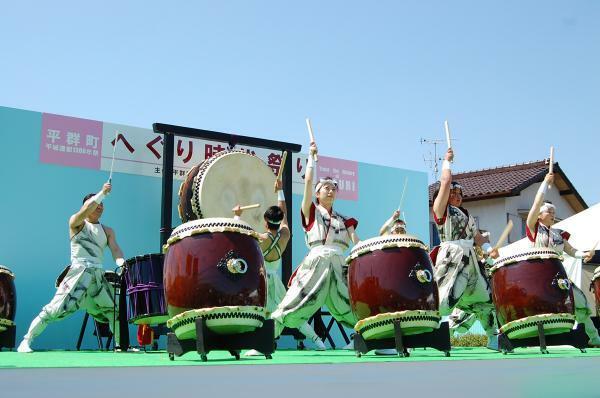 和太鼓　提供：へぐり時代祭り実行委員会