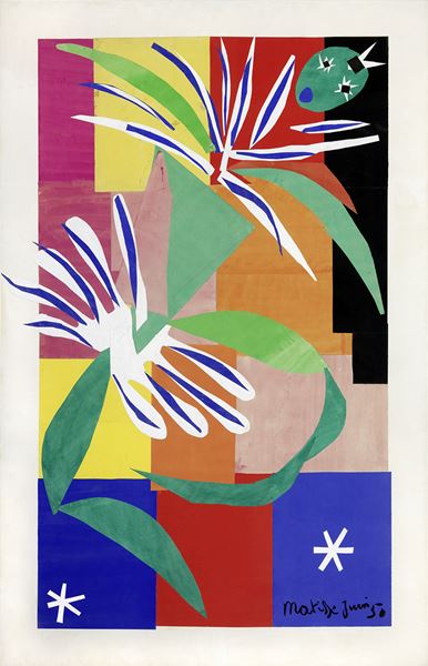 マティス 自由なフォルム』六本木の国立新美術館で 切り紙絵の大作《花 