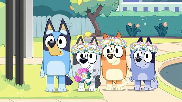 BLUEY (word mark and character logos) are trade marks of Ludo Studio Pty Limited and are used under licence. BLUEY logo (C) Ludo Studio Pty Limited 2018. Licensed by BBC Studios. BBC is a trade mark of the British Broadcasting Corporation and is used under licence. BBC logo (C) BBC 1996