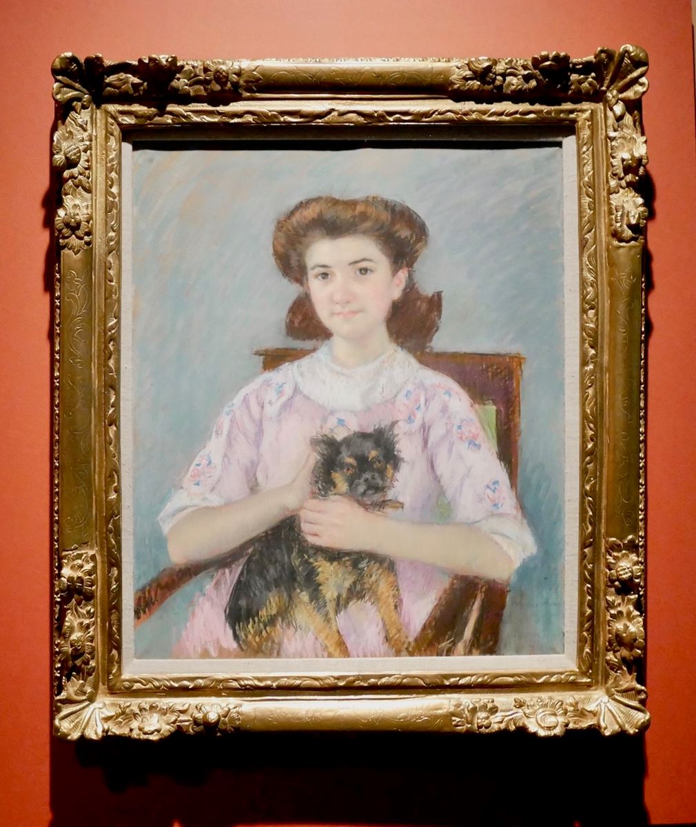 メアリー・カサット《マリー=ルイーズ・デュラン=リュエルの肖像》　1911年　吉野石膏コレクション