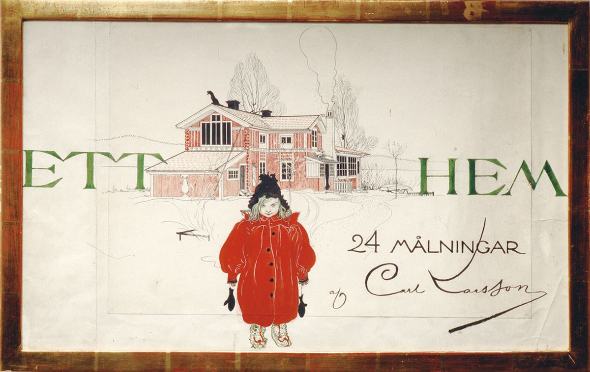 画集『わたしの家』　1899年刊　カール・ラーション・ゴーデン  (c) Carl Larsson-garden