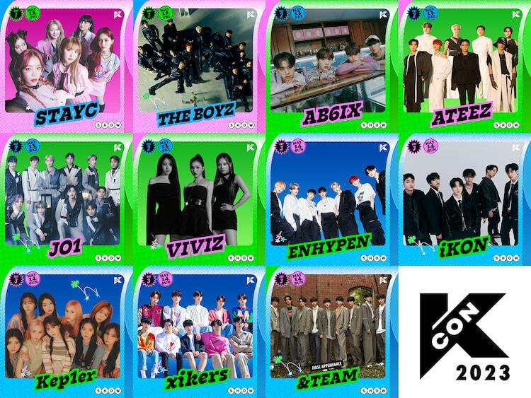 KCON 2023 JAPAN」JO1、ENHYPEN、iKON、THE BOYZ、STAYCら11組参加決定