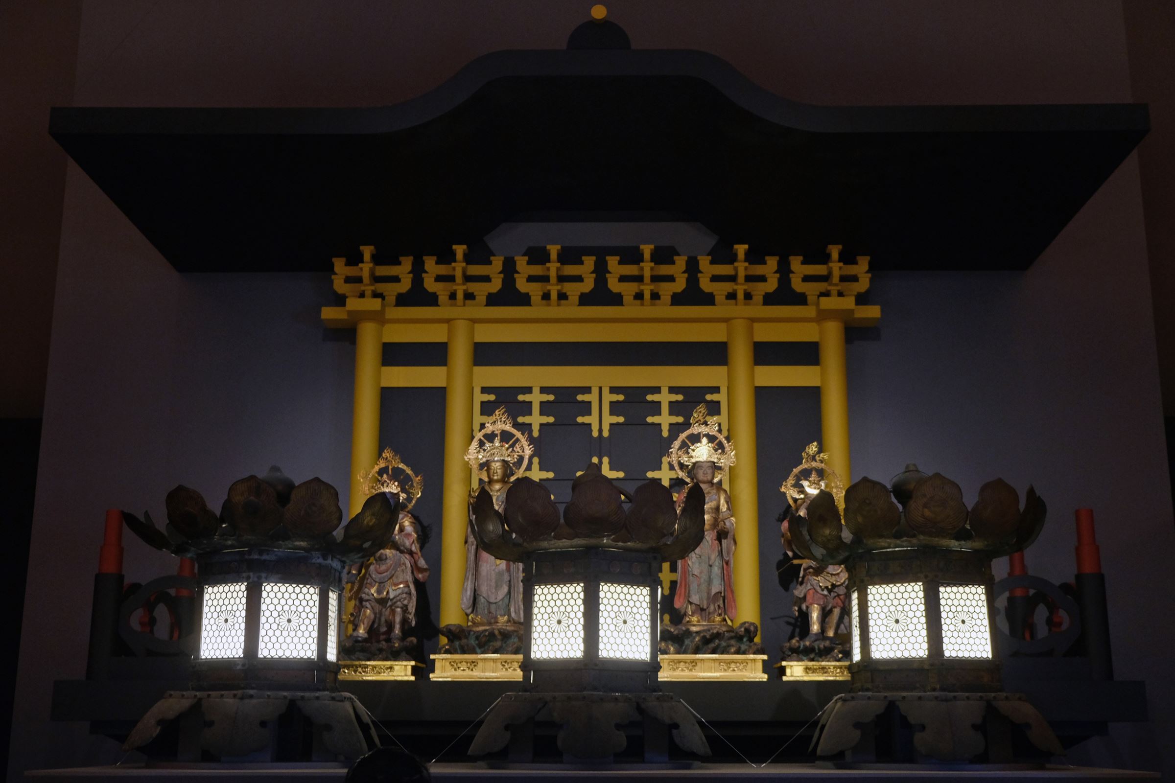 比叡山延暦寺「根本中堂」の一部再現