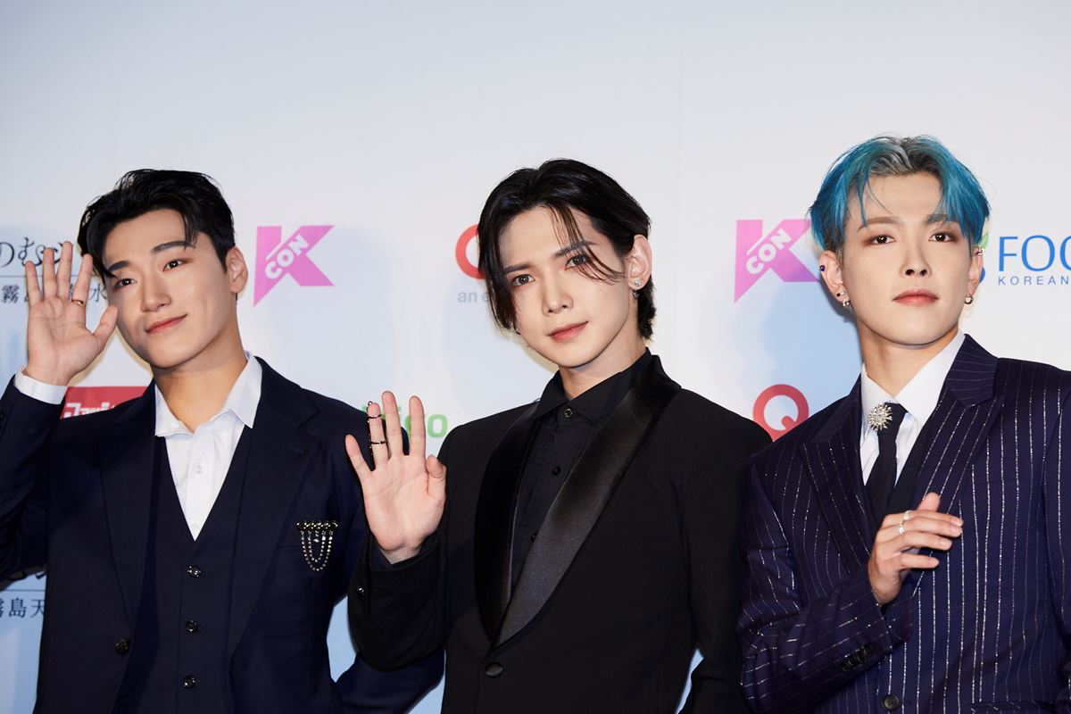 5月13日に幕張メッセで開催された「KCON JAPAN 2023」のレッドカーペットDAY2に登場したATEEZ 撮影：伊藤 由圭 (C)2023 CJ ENM. ALL RIGHTS RESERVED
