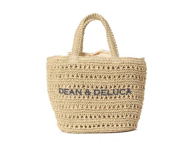 DEAN & DELUCA クロッシェバスケットバッグ S グレー DEAN & DELUCA クロッシェバスケットバッグ S グレー