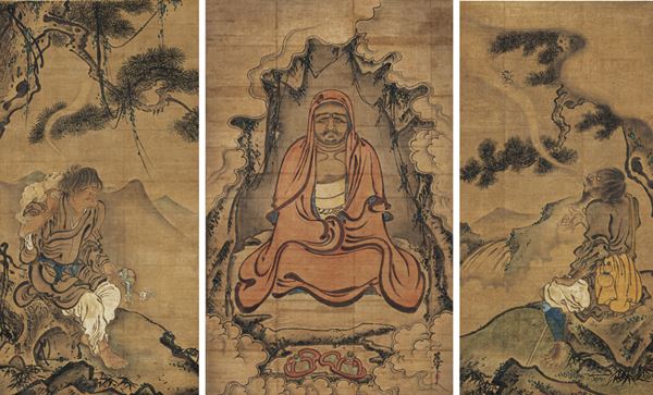 佚名羅漢図古画人物仏像 レプリカ画心 未表装 楷書 書道 美術品 模写 印刷 佚名羅漢図古画人物仏像 レプリカ画心 未表装 楷書 書道 美術品