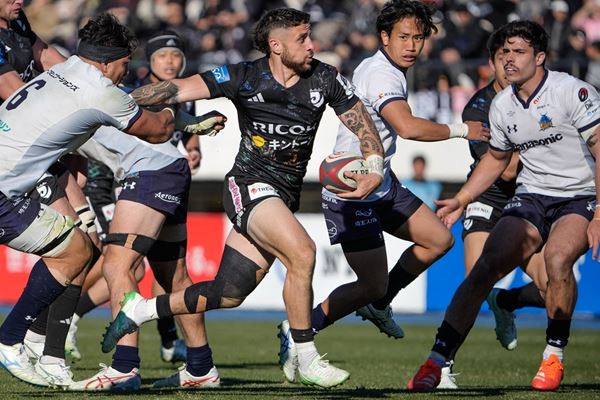 トヨタ　ヴェルブリッツ　アーロン・スミス　オールブラッククス　ラガーシャツ 豊田 ヴェルブリッツ アーロン スミス オールブラッククス リーグワン