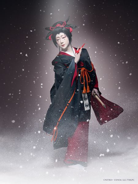 刀剣乱舞 　とうらぶ　東鑑雪魔縁　舞競花刀剣男士　膝丸　尾上右近　直筆サイン 歌舞伎 『刀剣乱舞』「東鑑雪魔縁」「大喜利所作事舞競花刀剣