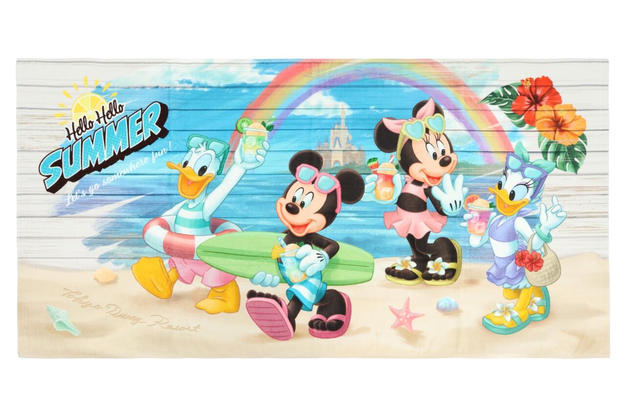 ディズニー】夏限定「ミッキーの最強冷感タオル」発売！タオルホルダー