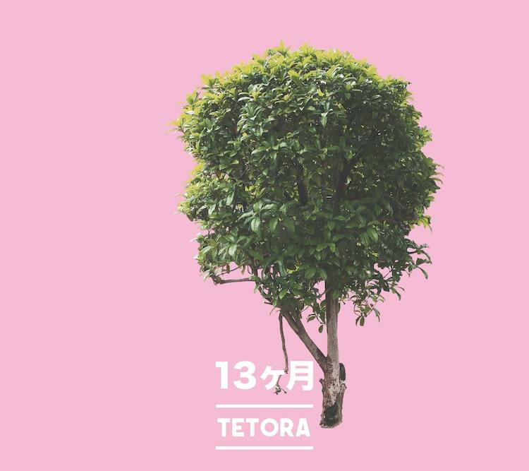 TETORAニューアルバム「13ヶ月」発売、収録曲は「7月」から「1月」まで