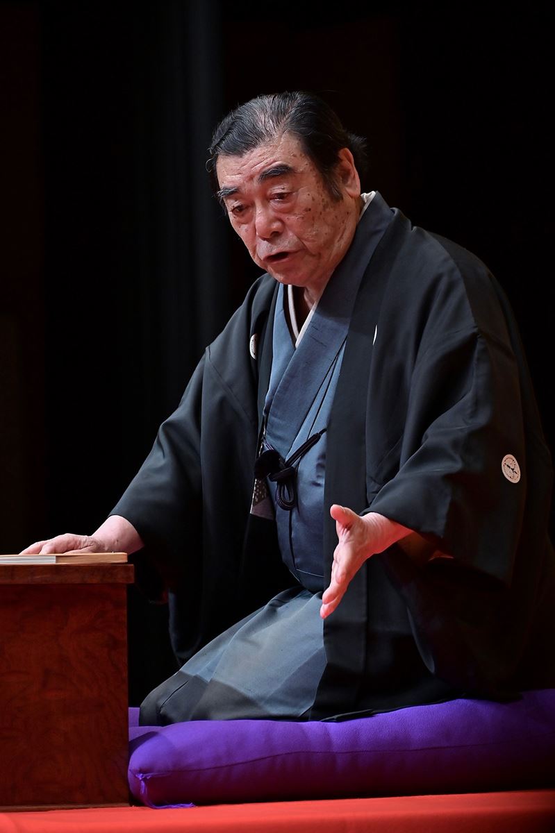 神田松鯉先生 撮影：橘蓮二