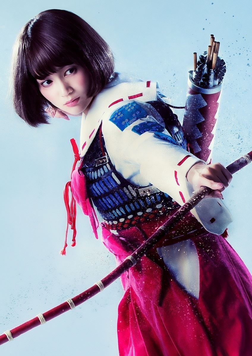 鶴姫役：出口亜梨沙 (c)CAPCOM CO., LTD. ALL RIGHTS RESERVED.