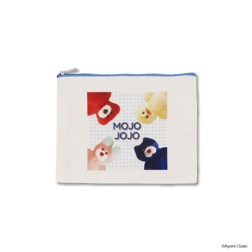 書店で買える「mojojojo」のトートバッグ＆ポーチ 「ゆるくてかわいい