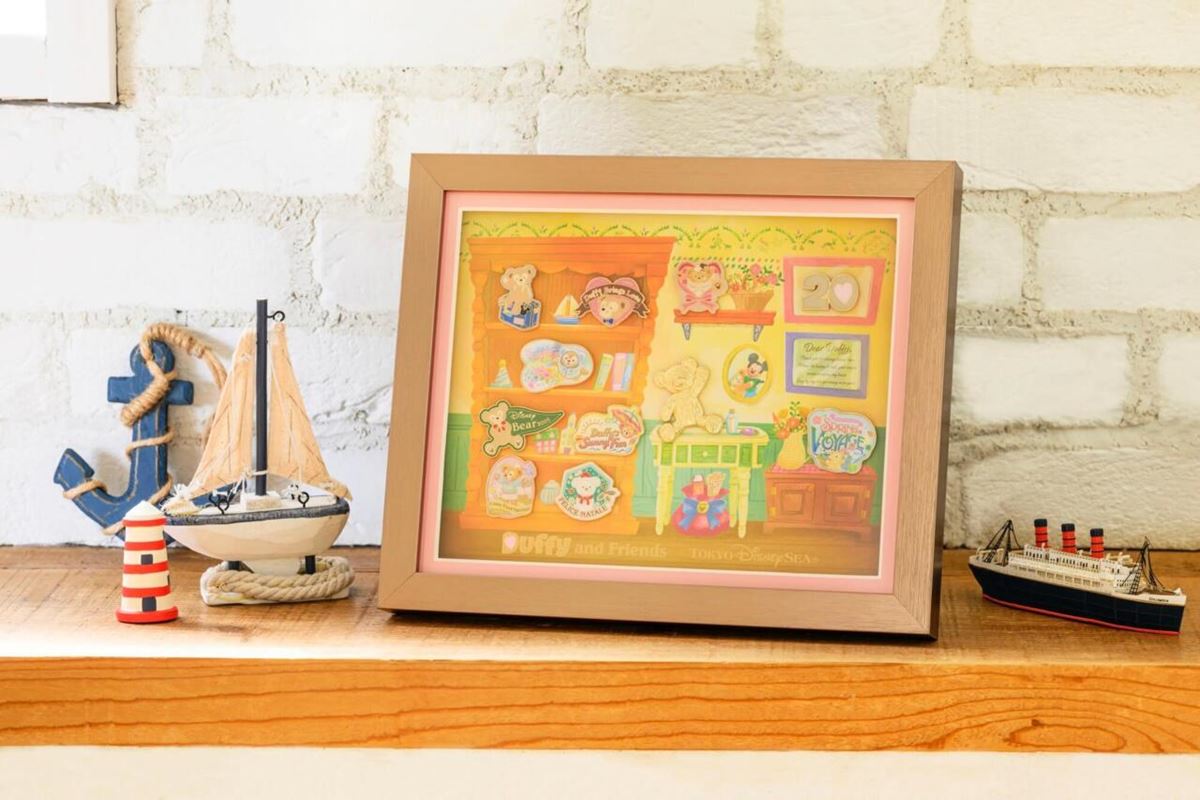 ダッフィーアンドフレンズアートパネルおまけ付き　ディズニーシー ディズニー】20年の思い出を感じるアートに注目！「ダッフィー
